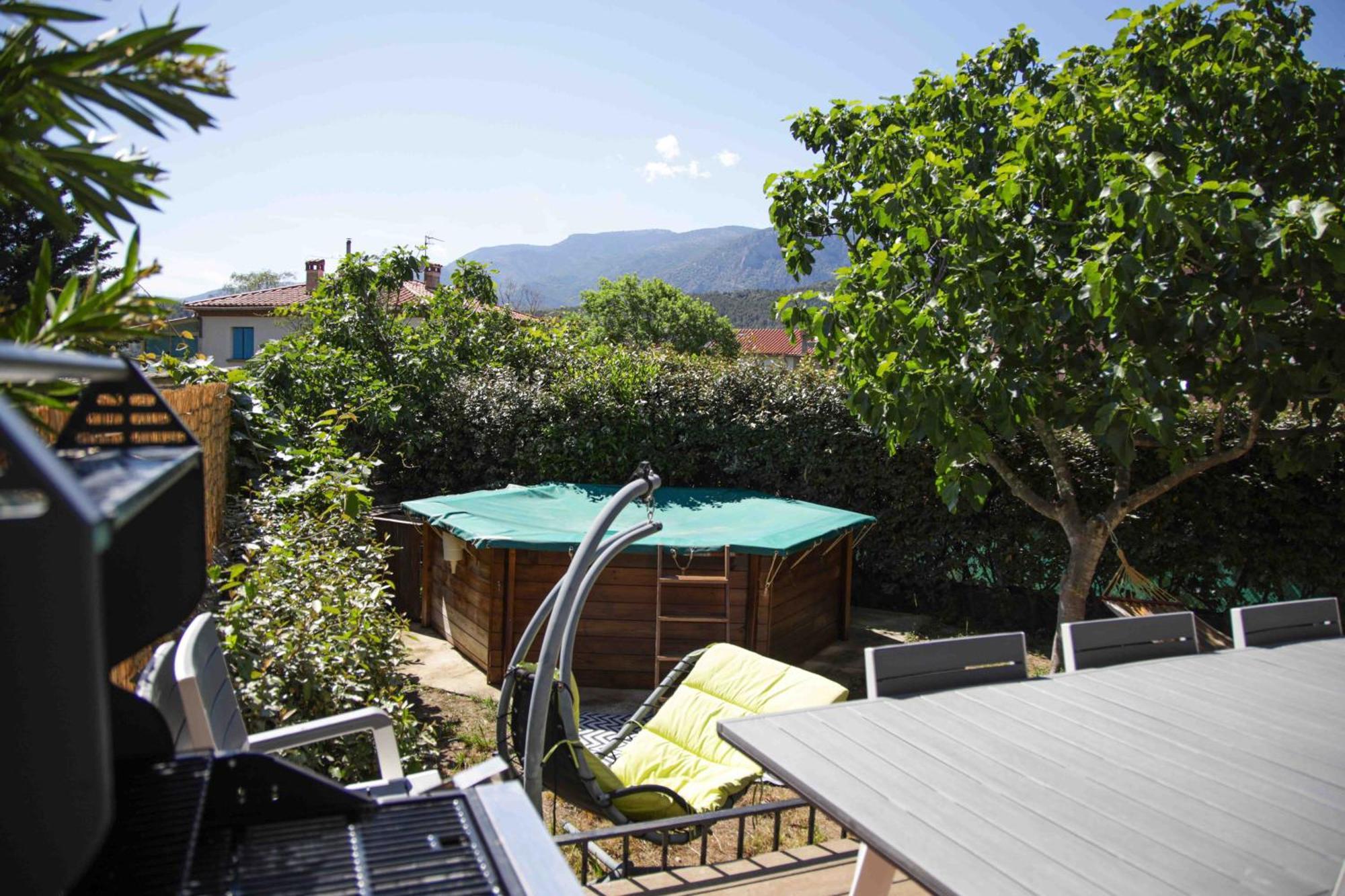 El Sola Spacieux Studio Avec Acces Jardin Et Piscine Corneilla-de-Conflent المظهر الخارجي الصورة
